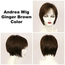 Ginger Brown / Andrea / Medium Wig
