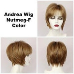 Nutmeg-F / Andrea w/ Roots / Medium Wig