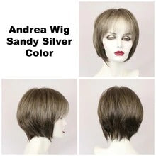 Sandy Silver / Andrea / Medium Wig