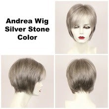 Silver Stone / Andrea / Medium Wig