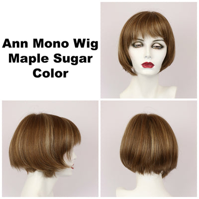 Maple Sugar / Ann Monofilament / Medium Wig