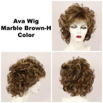 Marble Brown-H / Ava / Medium Wig