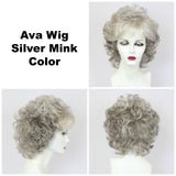 Silver Mink / Ava / Medium Wig