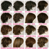 Color Swatches / Brown Wig
