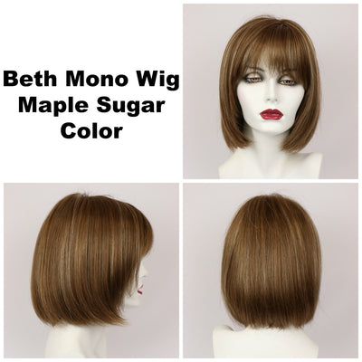 Maple Sugar / Beth Monofilament / Medium Wig