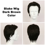 Dark Brown / Blake / Men's Wig