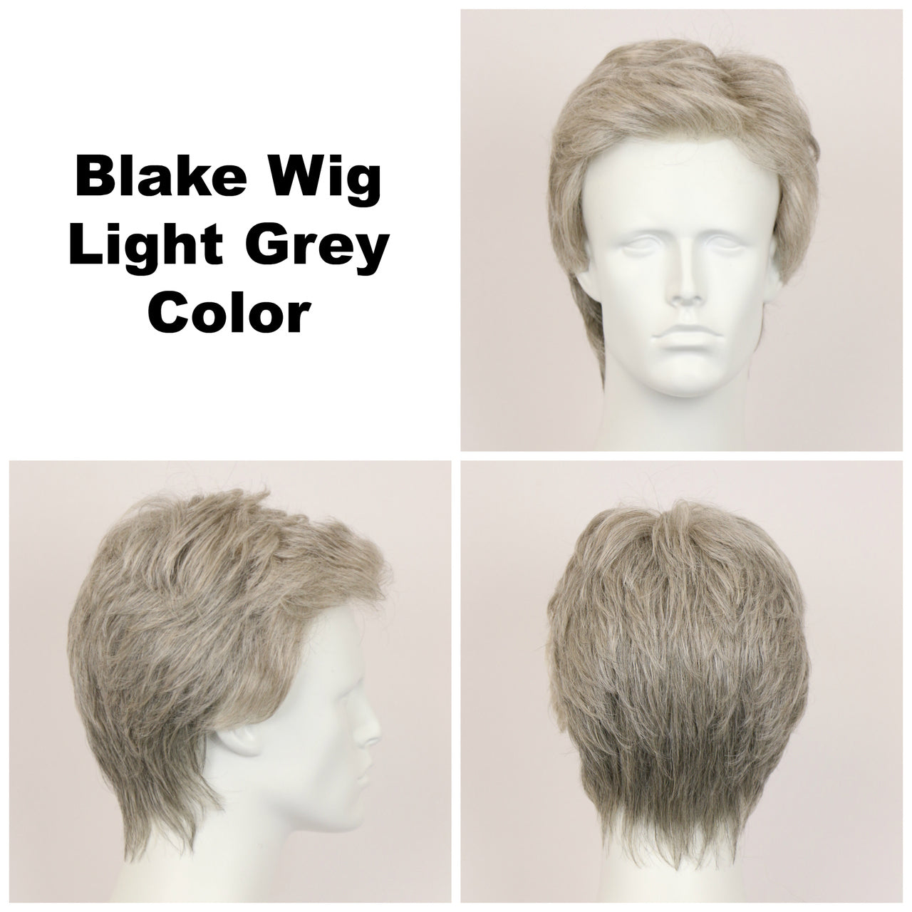 Light Grey / Blake / Men's Wig
