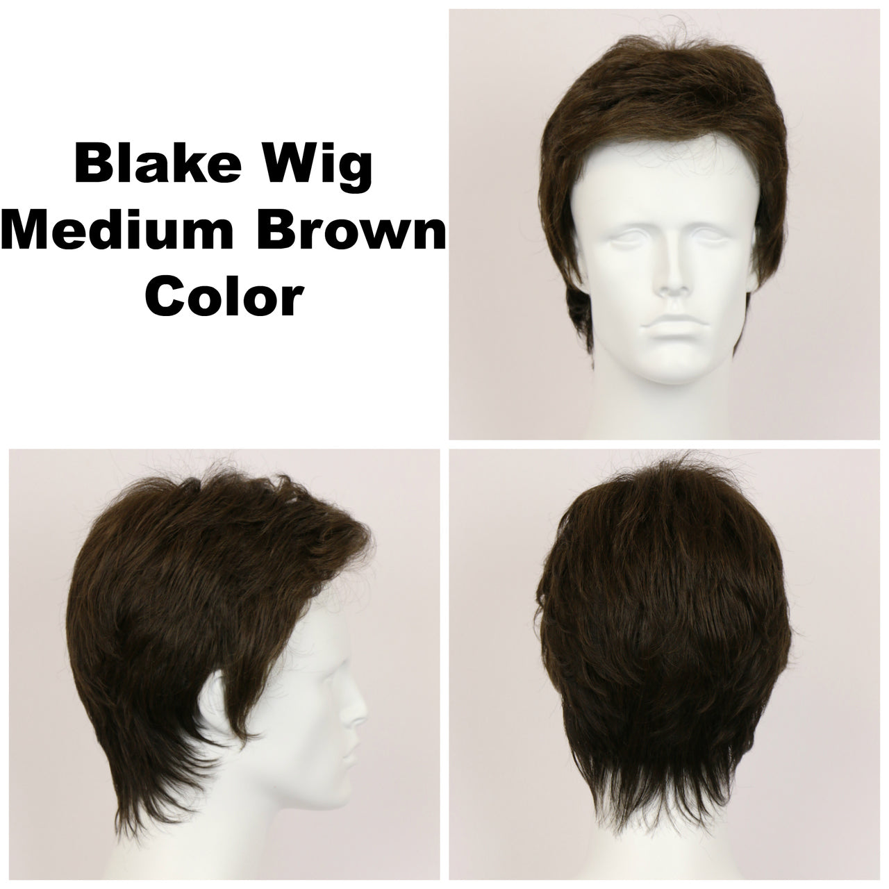 Medium Brown / Blake / Men's Wig
