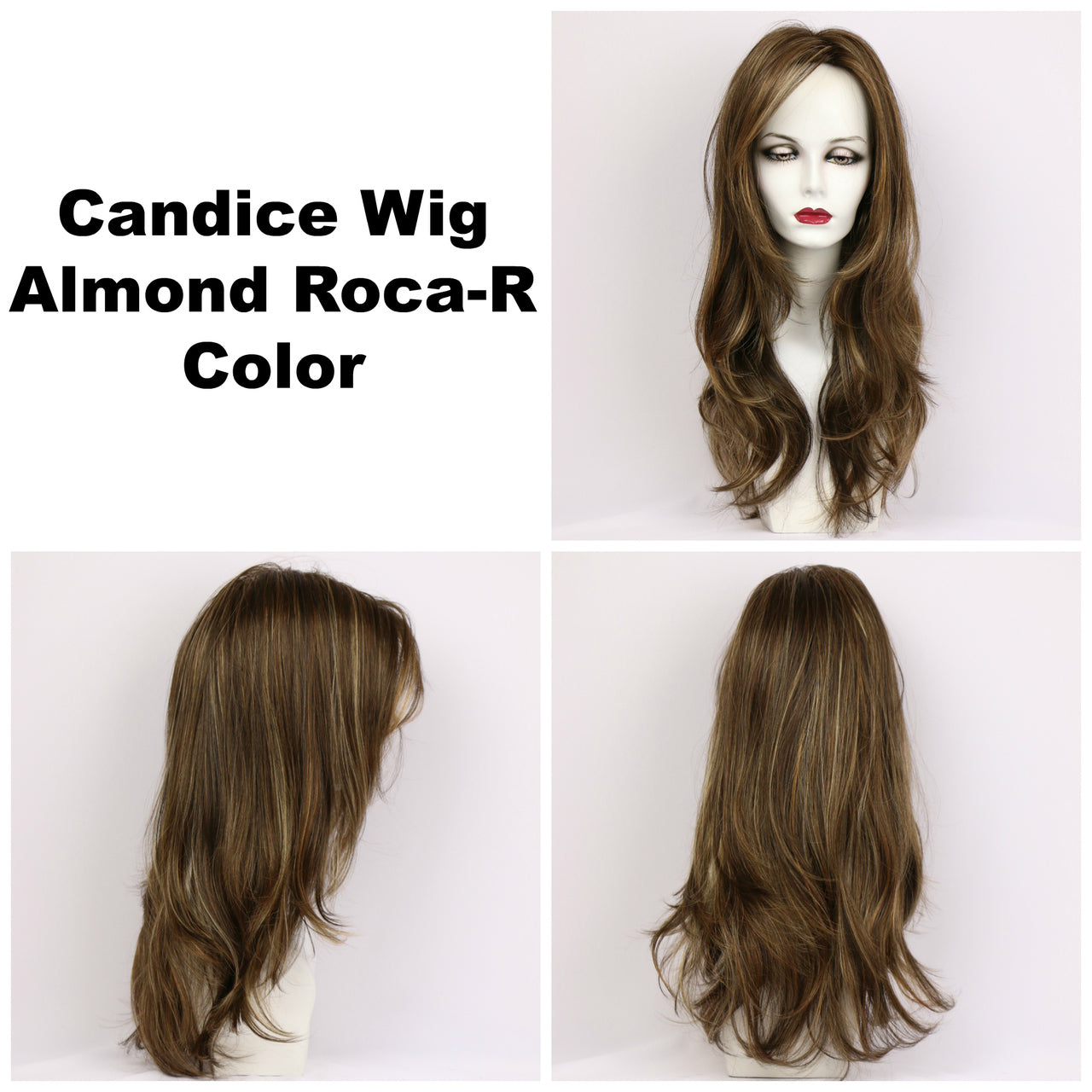 Almond Roca-R / Candice w/ Roots / Long Wig