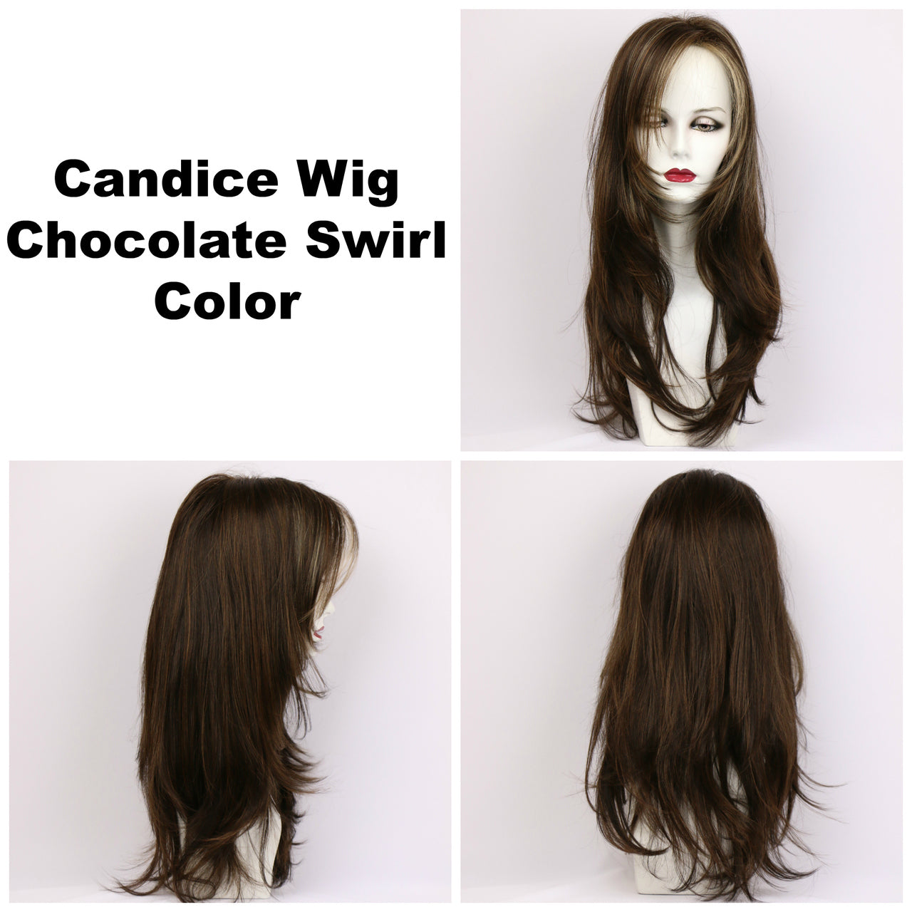 Chocolate Swirl / Candice / Long Wig