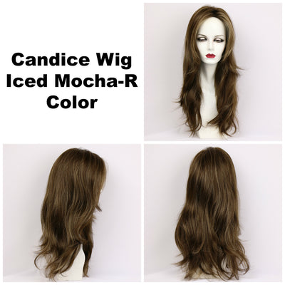 Iced Mocha-R / Candice w/ Roots / Long Wig