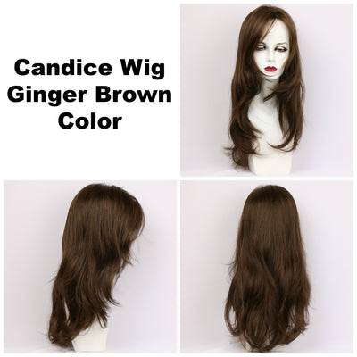 Ginger Brown / Candice / Long Wig