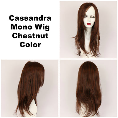 Chestnut / Cassandra Monofilament / Long Wig