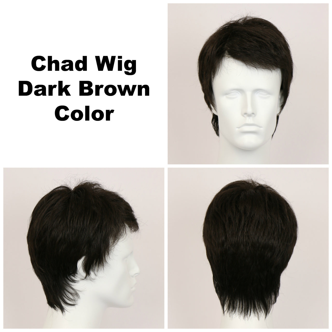 Dark Brown / Chad / Men's Wig