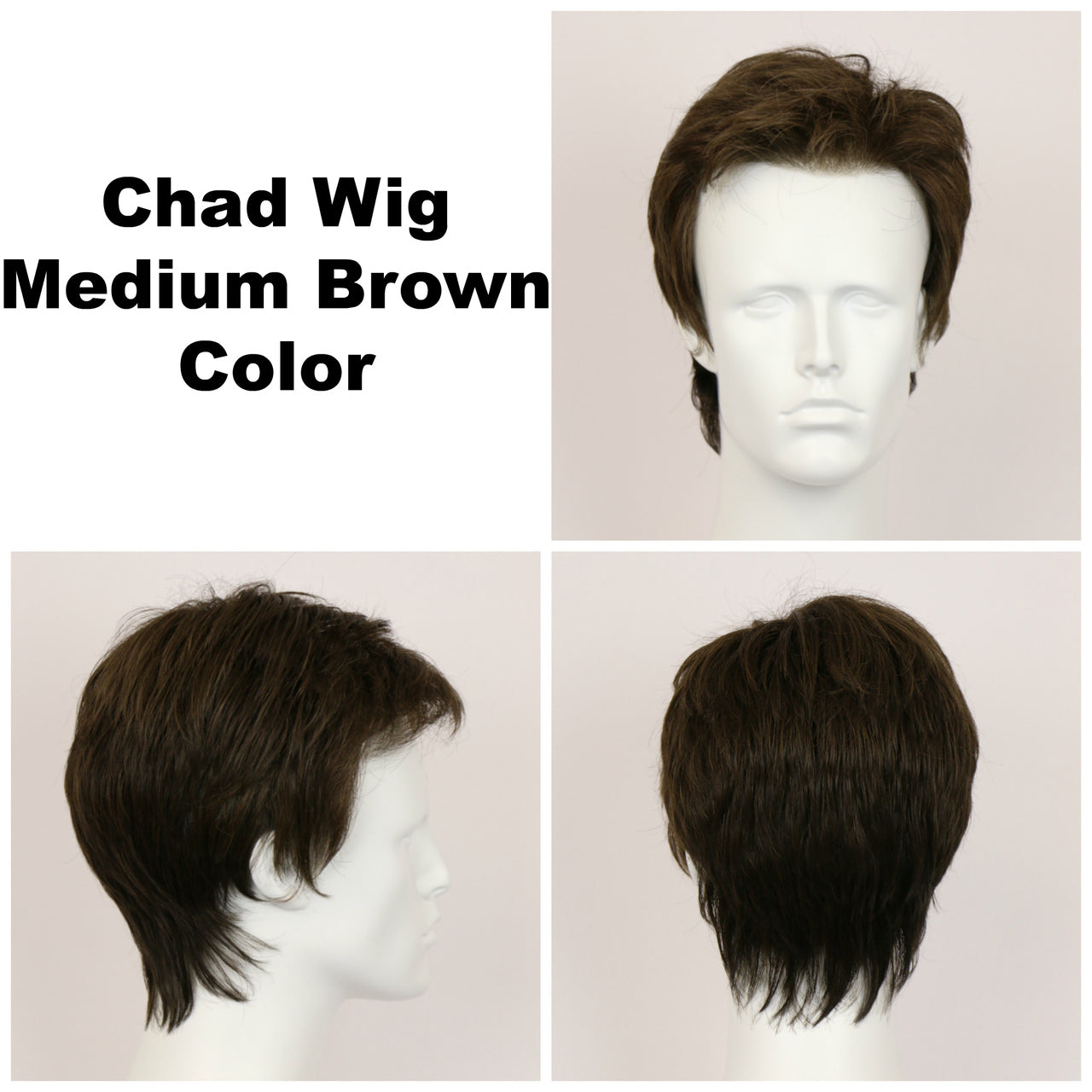 Medium Brown / Chad / Men's Wig