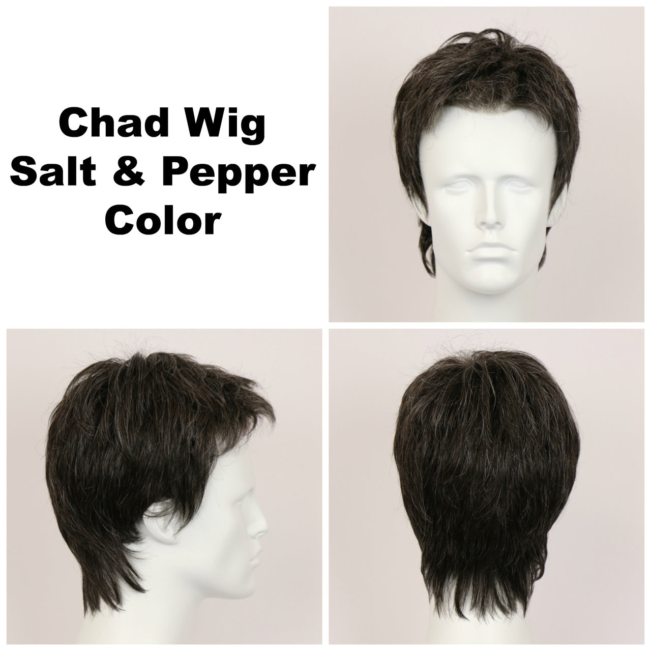 Salt and Pepper / Chad / Men's Wig