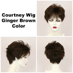 Ginger Brown / Courtney / Short Wig