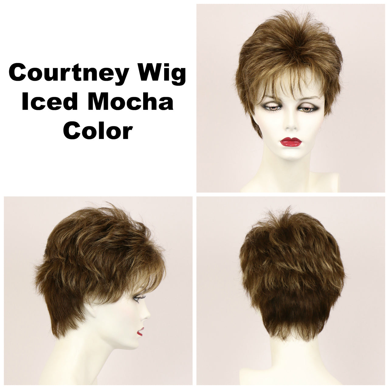 Iced Mocha / Courtney / Short Wig