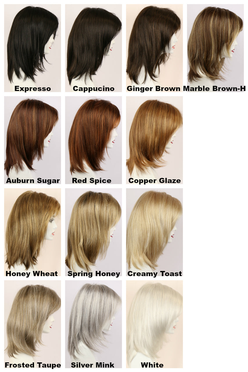 Color Chart / Diana Lace Front / Long Wig