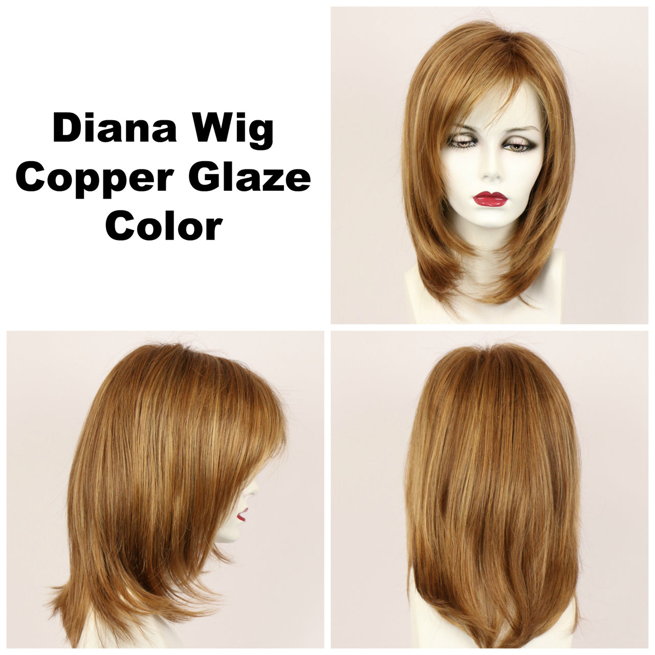 Copper Glaze / Diana Lace Front / Long Wig