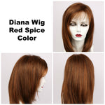 Red Spice / Diana Lace Front / Long Wig