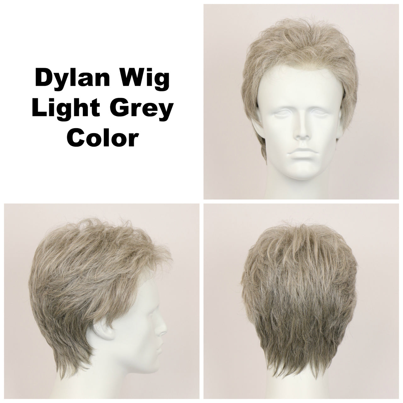 Light Grey / Dylan / Men's Wig