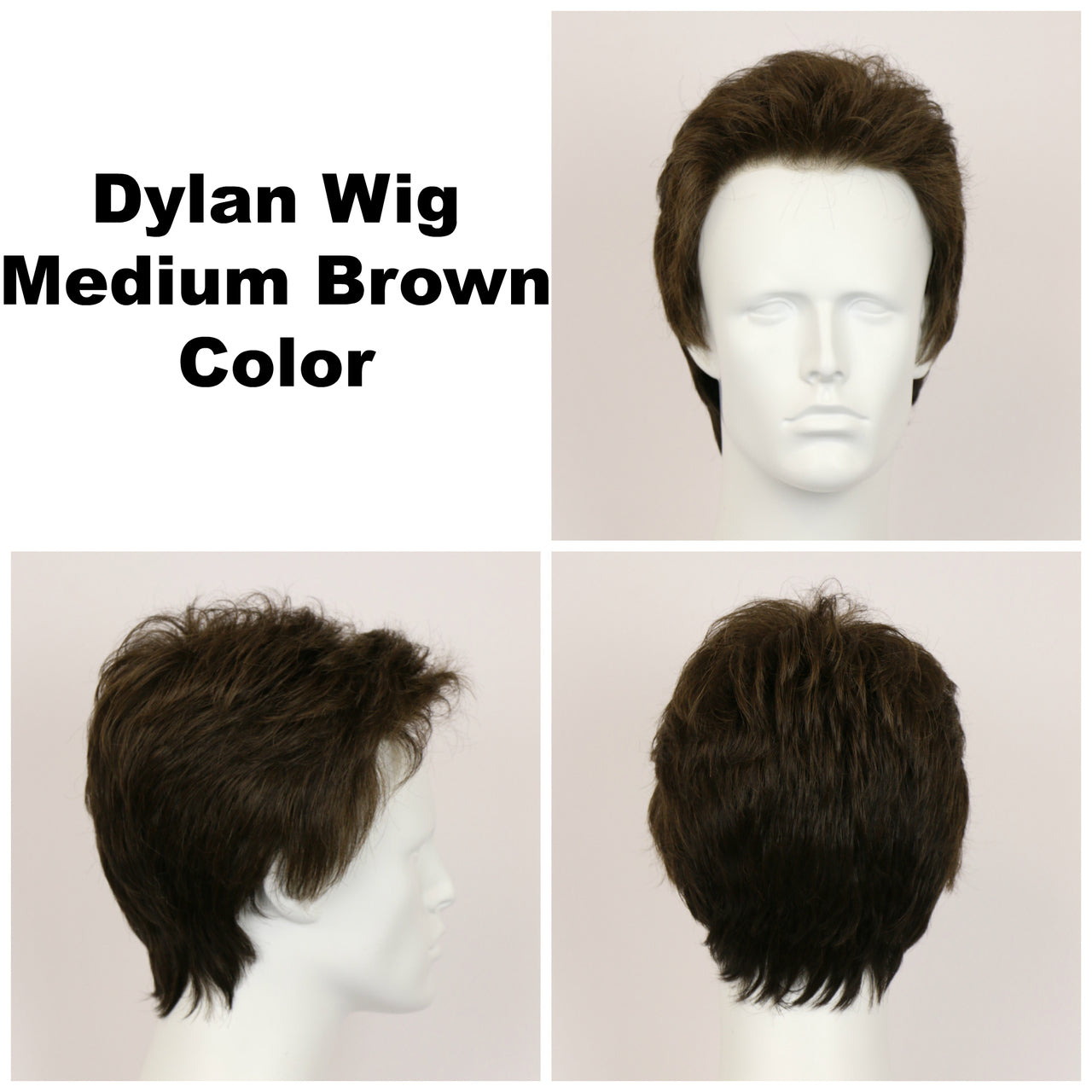 Medium Brown / Dylan / Men's Wig