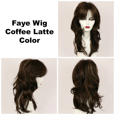 Coffee Latte / Faye / Long Wig
