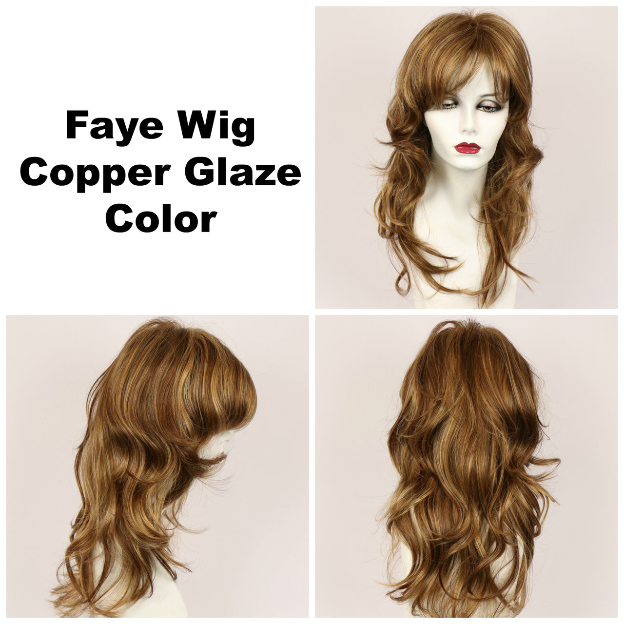 Copper Glaze / Faye / Long Wig