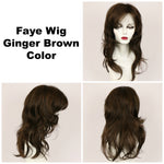 Ginger Brown / Faye / Long Wig