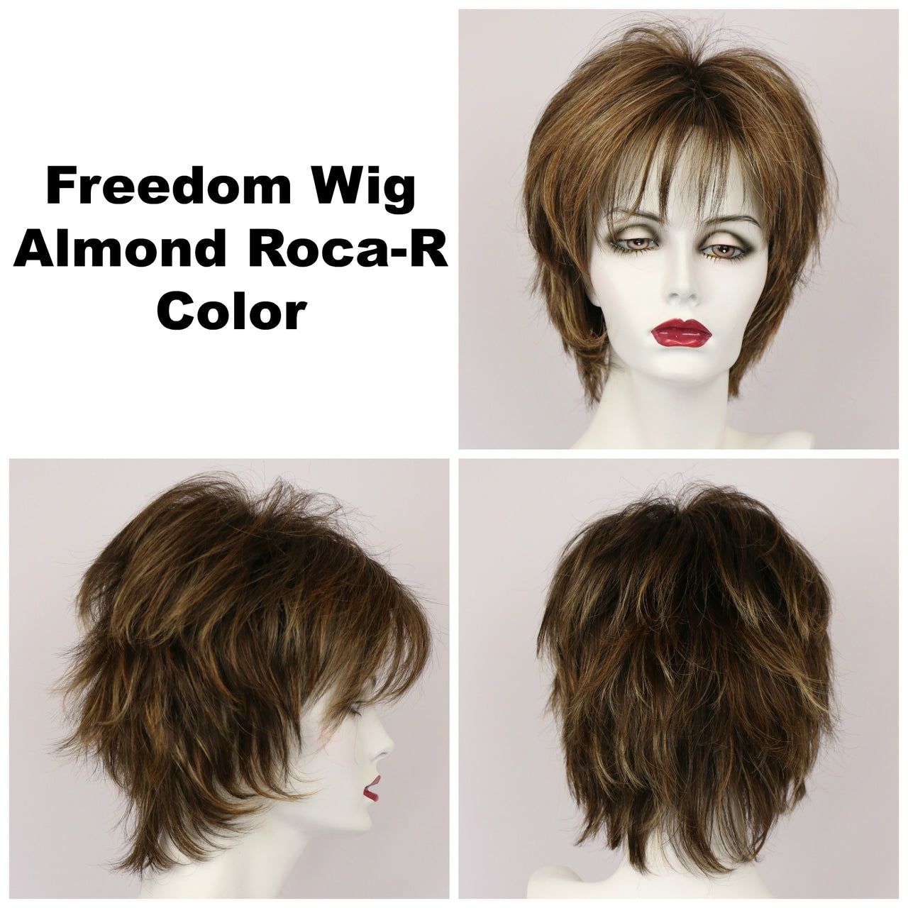 Almond Roca-R / Freedom w/ Roots / Medium Wig
