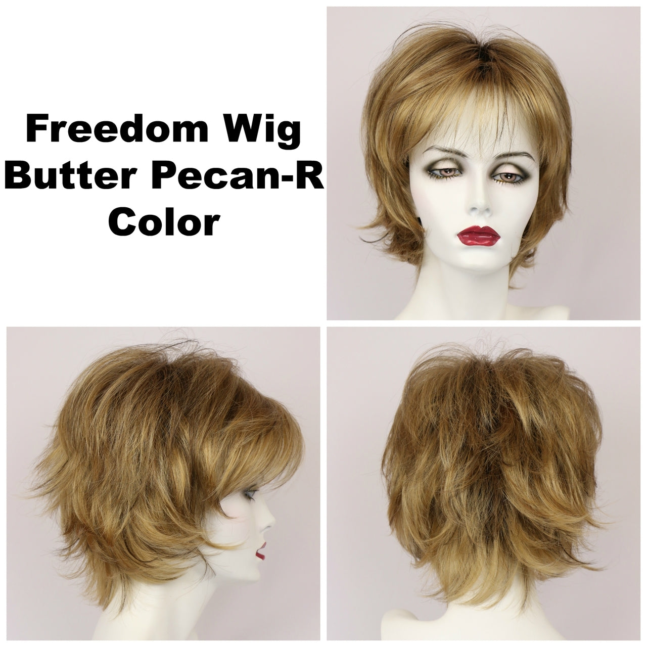 Butter Pecan-R / Freedom w/ Roots / Medium Wig