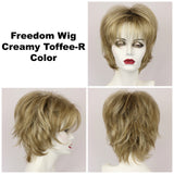 Creamy Toffee-R / Large Freedom w/ Roots / Medium Wig