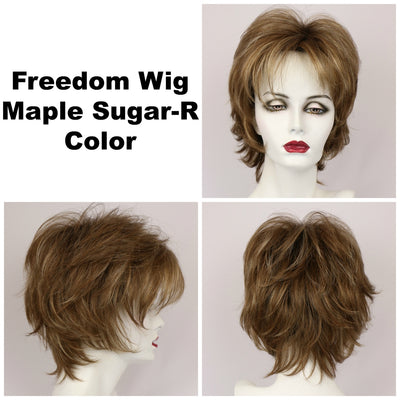 Maple Sugar-R / Freedom w/ Roots / Medium Wig