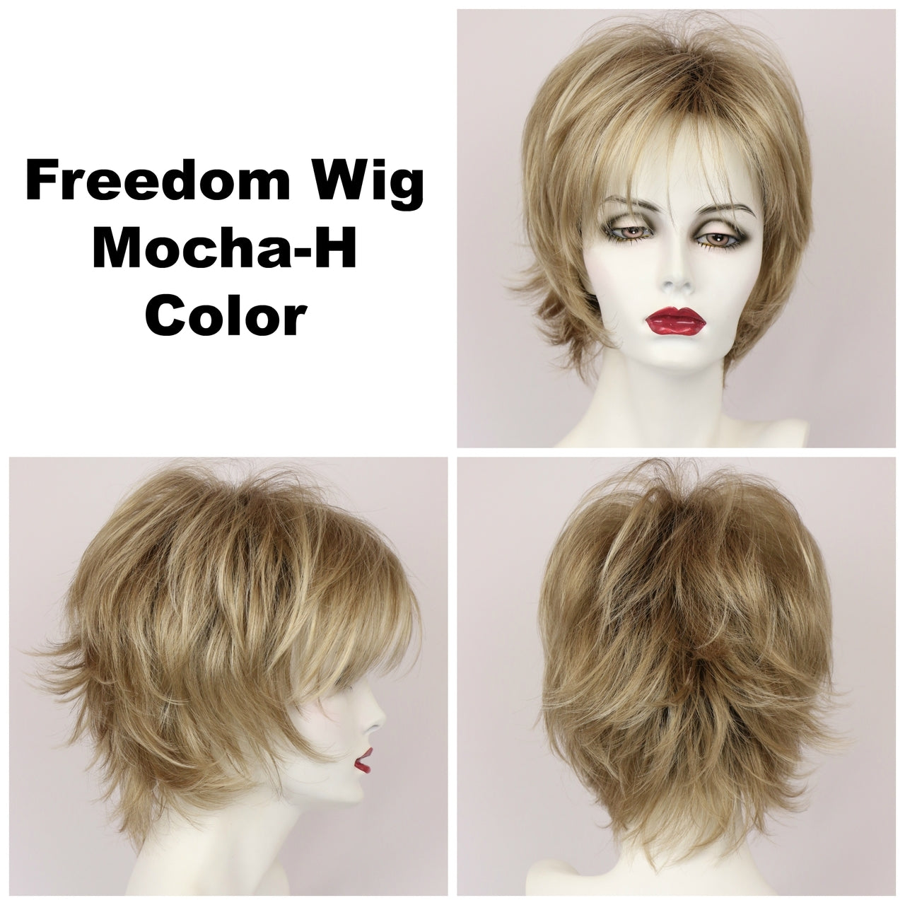 Mocha-H / Freedom w/ Roots / Medium Wig