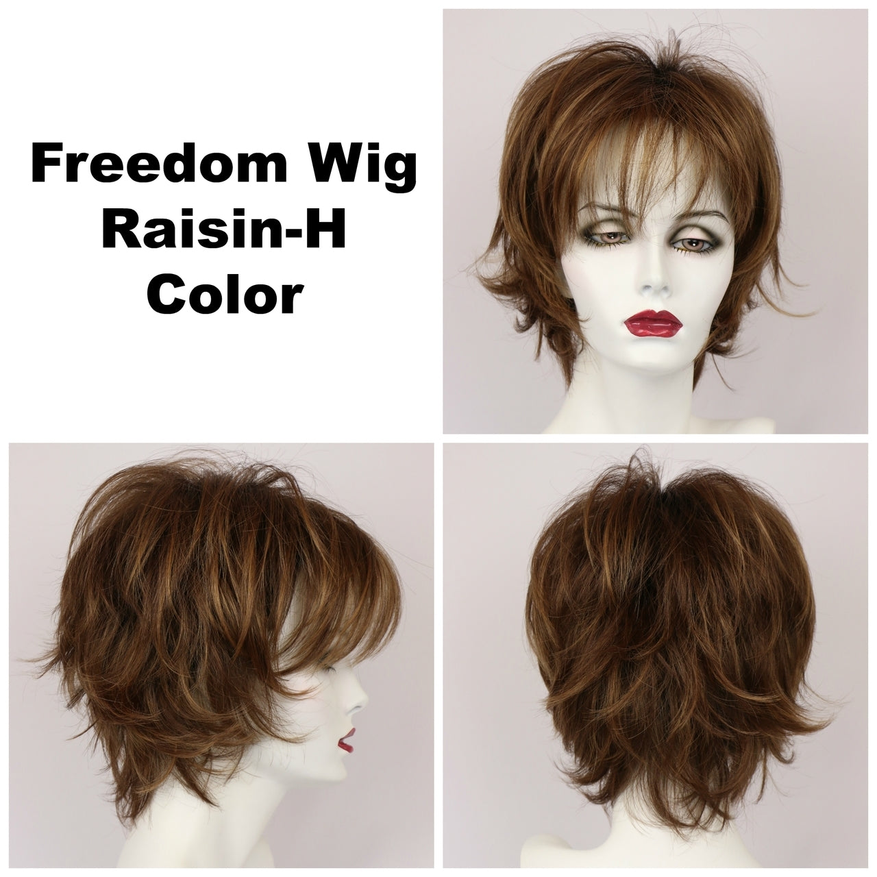 Raisin-H / Large Freedom w/ Roots / Medium Wig