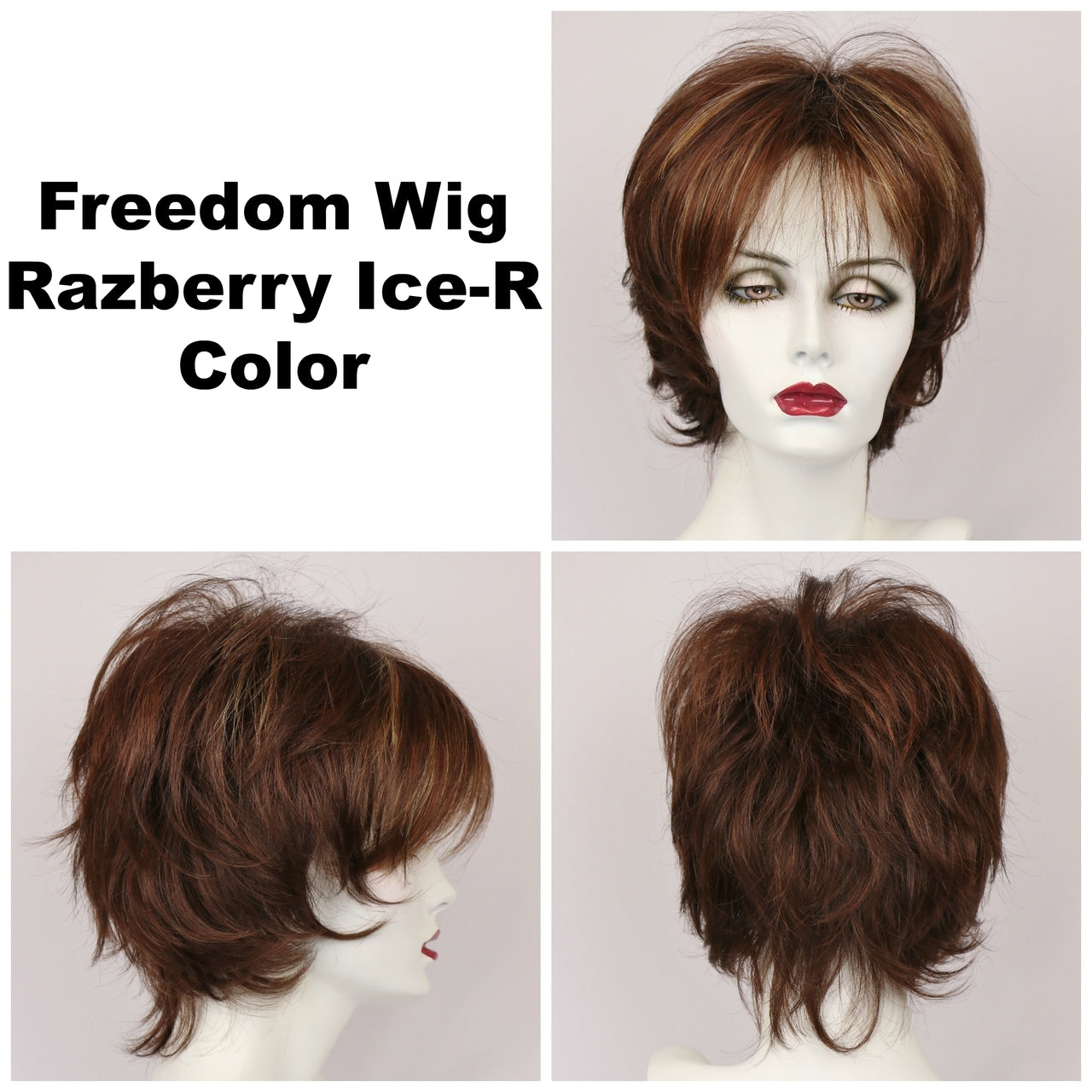 Razberry Ice-R / Freedom w/ Roots / Medium Wig