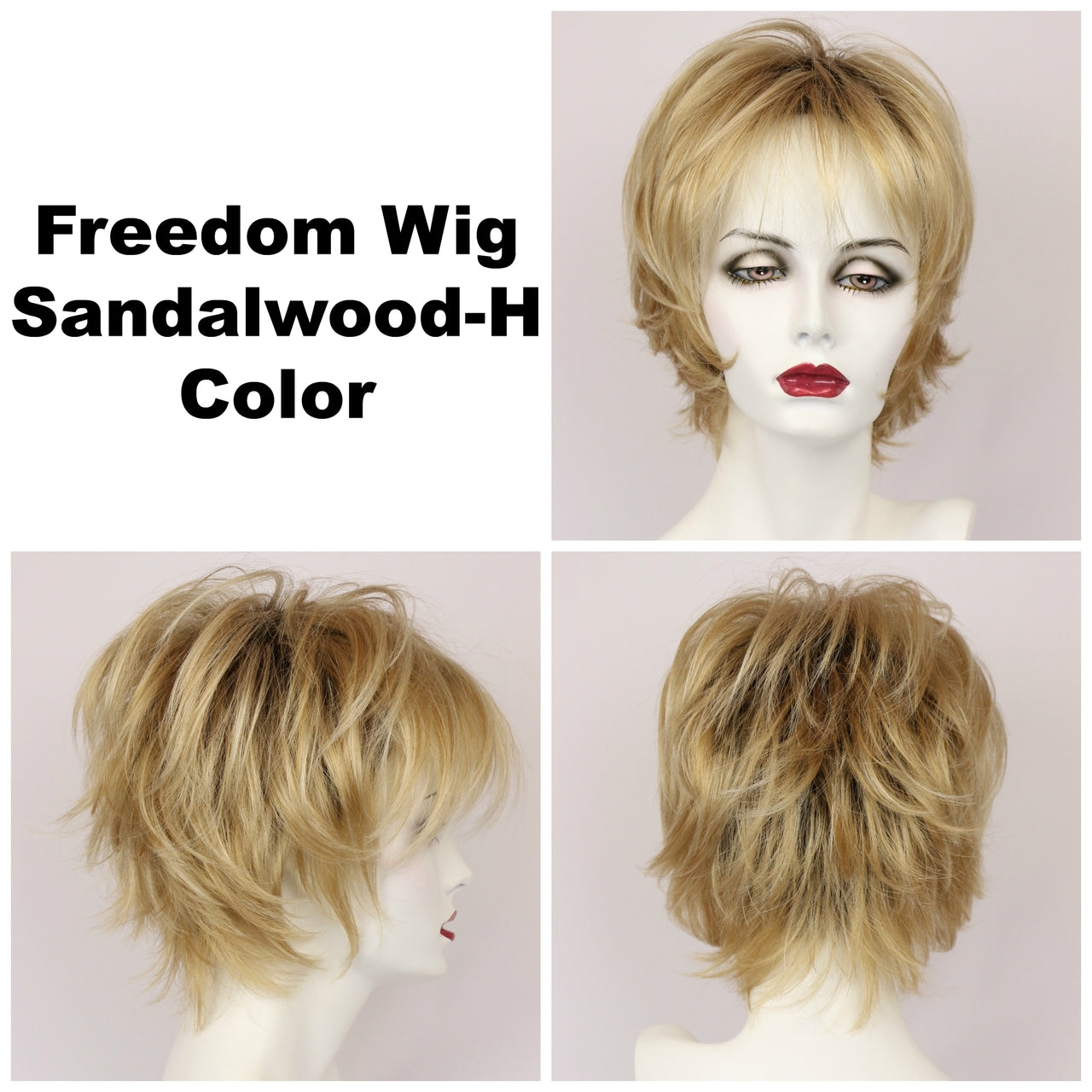 Sandalwood-H / Freedom w/ Roots / Medium Wig