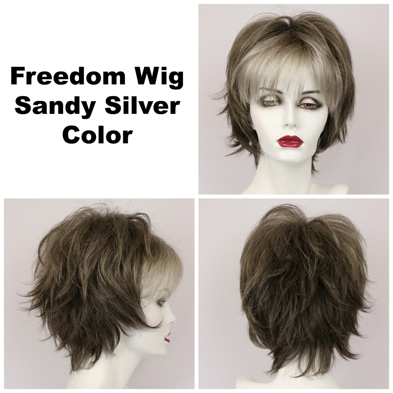 Sandy Silver / Large Freedom / Medium Wig