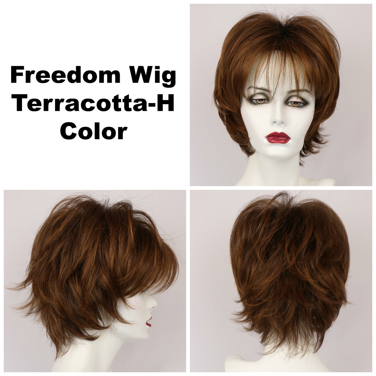 Terracotta-H / Freedom w/ Roots / Medium Wig