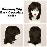 Dark Chocolate / Harmony / Medium Wig