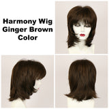 Ginger Brown / Harmony / Medium Wig
