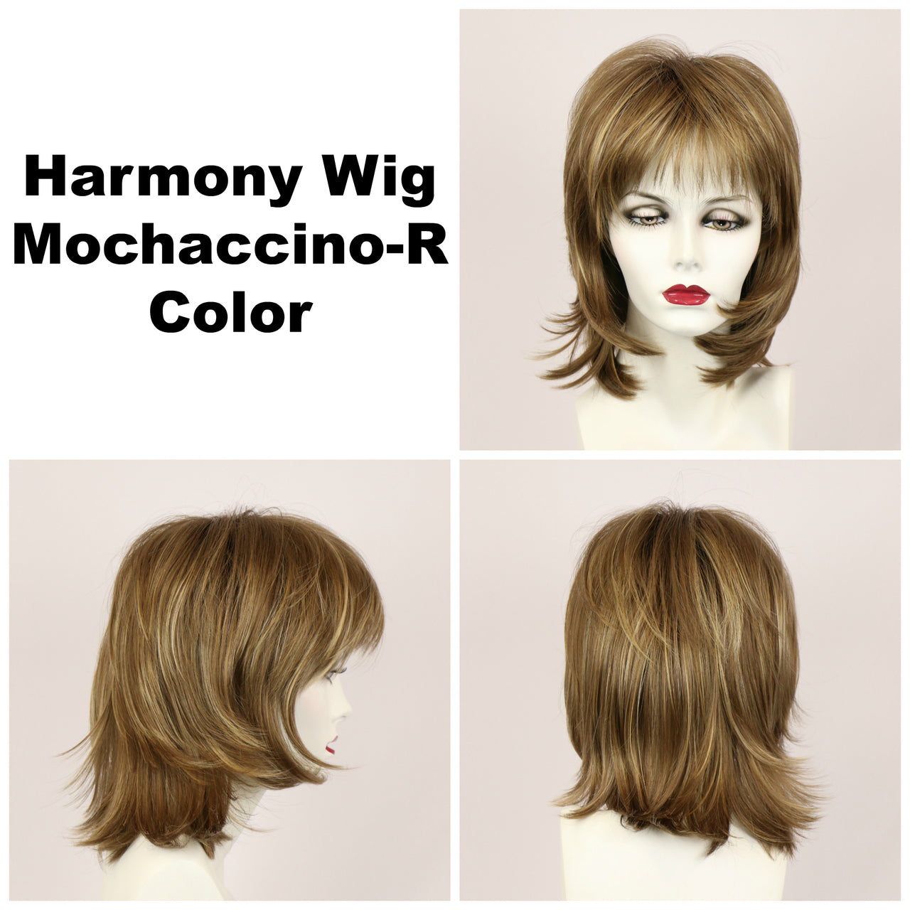 Mochaccino-R / Harmony w/ Roots / Medium Wig
