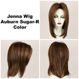 Auburn Sugar-R / Jenna w/ Roots / Long Wig