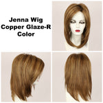 Copper Glaze-R / Jenna w/ Roots / Long Wig