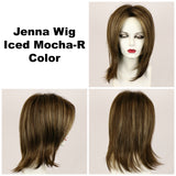 Iced Mocha-R / Jenna w/ Roots / Long Wig