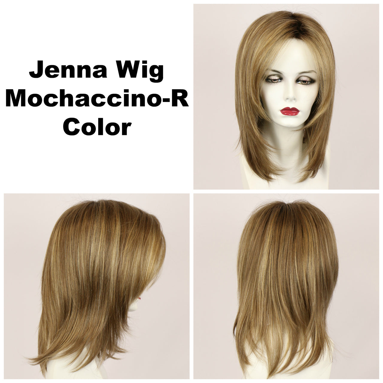 Mochaccino-R / Jenna w/ Roots / Long Wig