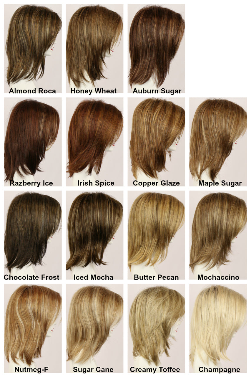 Color Chart / Jenna w/ Roots / Long Wig