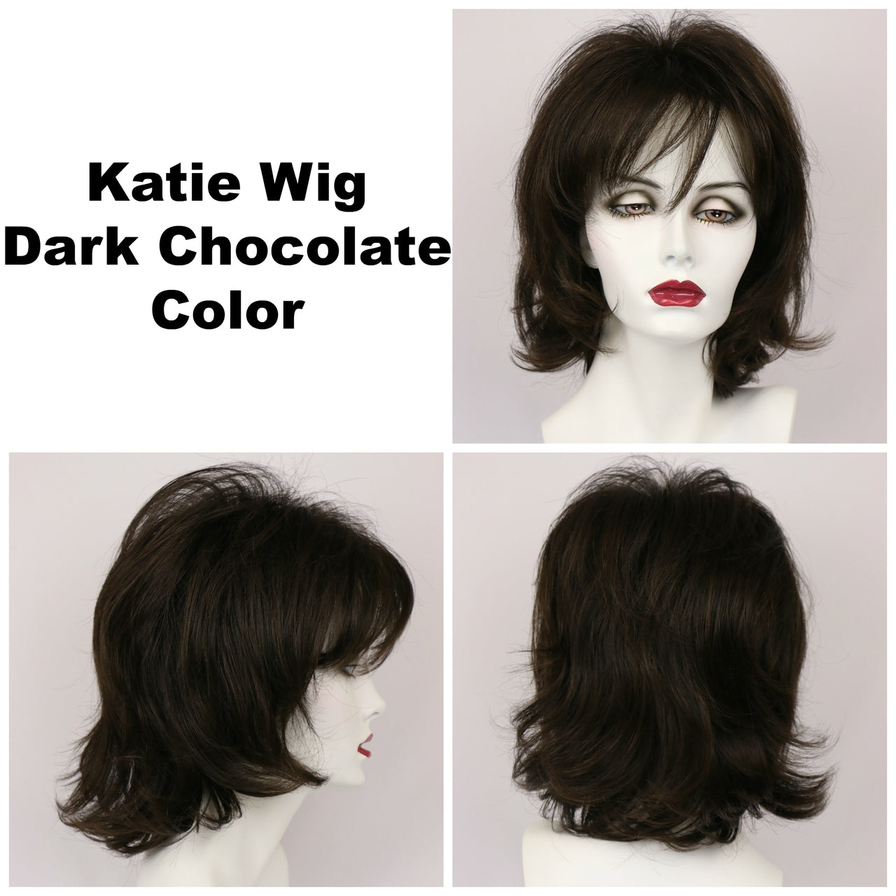 Dark Chocolate / Katie / Medium Wig
