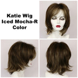 Iced Mocha-R / Katie w/ Roots / Medium Wig